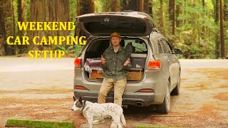 Epic Weekend Car Camping Tour | Cozy Setup