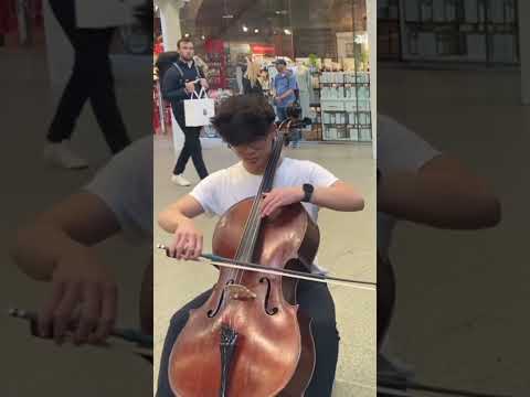 This Guy Started play Golden hour on the Cello!!