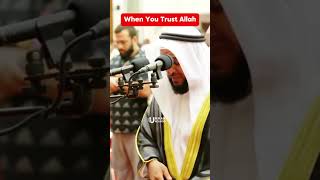 When you trust Allah 🥰 #allah