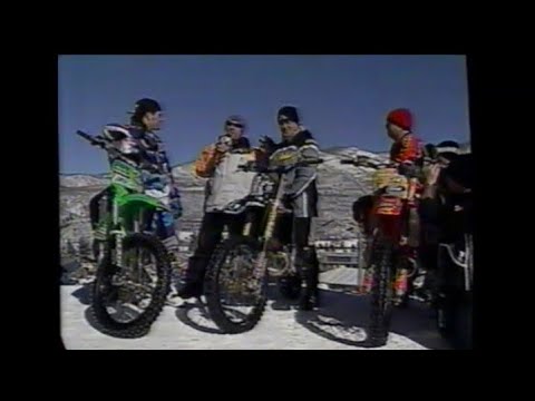 Mad Mike Jones And Podium 2002 Winter X Games Moto Big Air