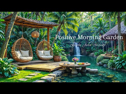 Positive Morning Jazz Garden | Gentle Jazz Music Stimulate Creative Thinking and Nurture Emotions