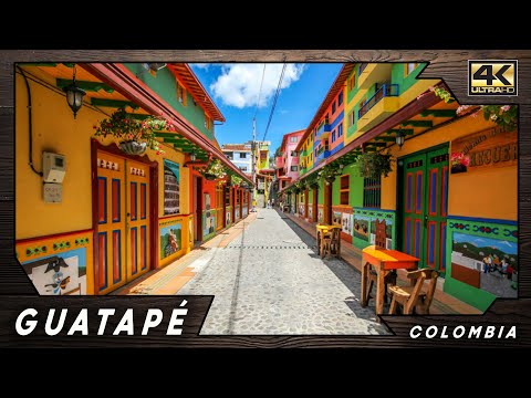 Guatapé & El Peñón ● Colombia 🇨🇴 【4K】 Aerial Cinematic Drone Travel Video [2024]