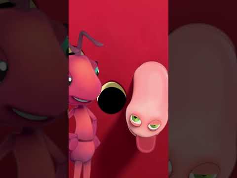 Wormy Apple Trouble! | Antiks 🐜 | Funny Cartoons for Kids #shorts #antiks