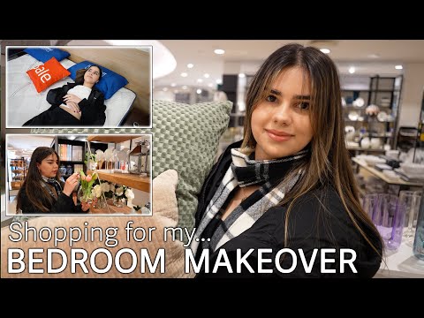 Shopping for my BEDROOM MAKEOVER!