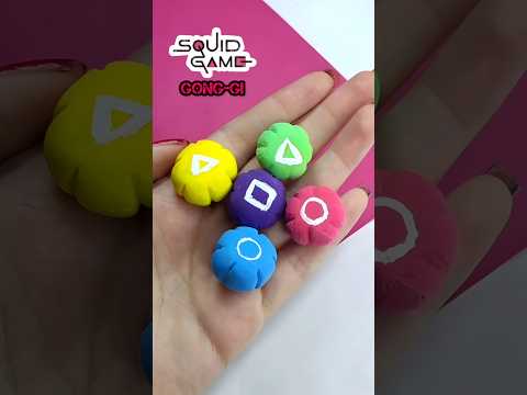 DIY Squid Game Gonggi Viral Game #shorts #squidgame #diy #craft #challenge