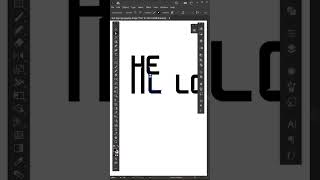 Text design in illustrator | Typography #typography #illustratortutorial #shorts