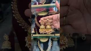 Latest Gold Jhumka Designs 2024/Temple jhumka designs/ gold Earrings designs #jhumka #gold #shots