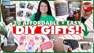 20 DIY Christmas gifts people ACTUALLY want to get (handmade gifts on a budget!) 🌲