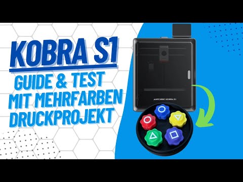 Anycubic Kobra S1 Combo – Unpacking, setting up and my experiences with multi-color printing