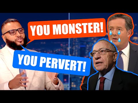 MOHAMMED HIJAB TROLLS PIERS MORGAN & ALAN DERSHOWITZ ON ISRAEL PALESTINE!