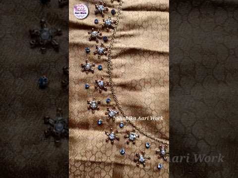 Aari Work Simple Neck Design | Shobika Aari Work Class🦋