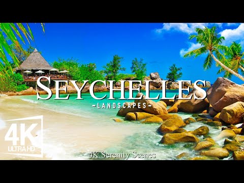 Seychelles 4K - Turquoise Waters, Pristine Beaches & Relaxing Piano Music