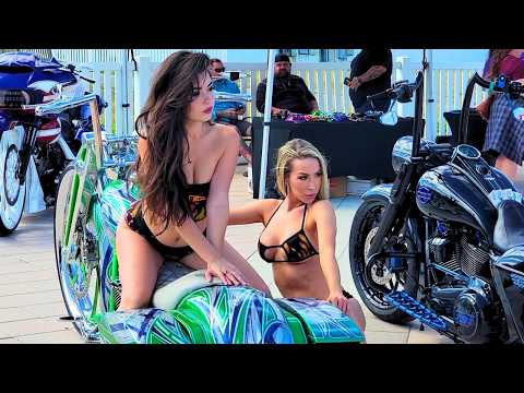 DAYTONA Beach BIKETOBERFEST 2024 BABES On BIKES!