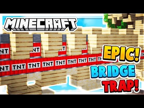 EPIC TNT BRIDGE TRAP! (MINECRAFT SKYWARS SHORTS #62)