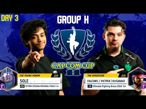 🔥Capcom Cup 11 - Group Stage - Day 3- SOLE (aki) vs. KUSANAGI (ryu)