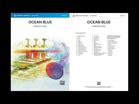 Ocean Blue, by Adrian B. Sims – Score & Sound