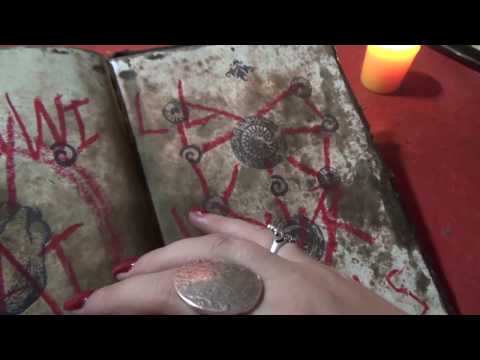 ASMR- Relaxing Demonic Text Reading/ Summoning