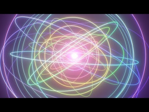 Crazy Abstract Spinning Spiral Gyroscope Space Orbital Rings Rotate 4K VJ Loop Moving Background