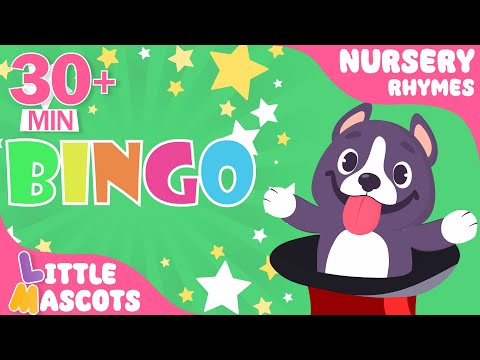 ✨Bingo Song 🐶 + Old MacDonald + more Little Mascots Nursery Rhymes & Kids Songs