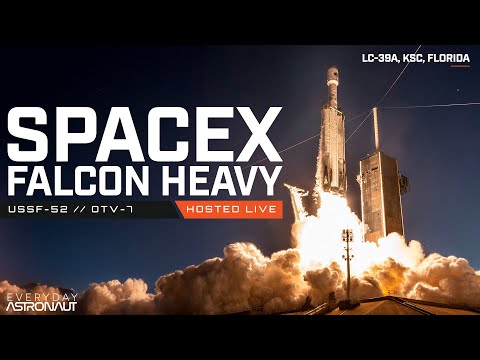 [SCRUBBED] Watch SpaceX launch a Falcon Heavy with the X-37B secretive spaceplane! #USSF52