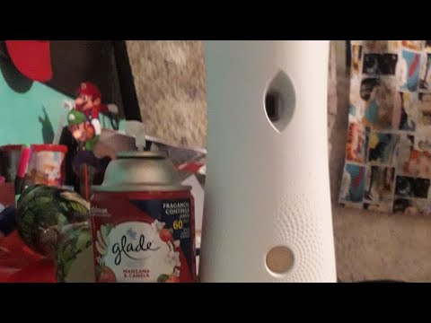 Miren cómo quedo el glade automatico manzana y canela