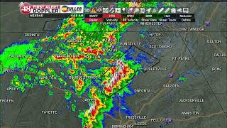 48 WEATHER EXTRA: Meteorologists Eric Burke and Jeff Desnoyers share latest severe weather update