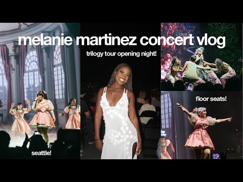 MELANIE MARTINEZ TRILOGY TOUR VLOG | floor seats, opening night in seattle & the best show!