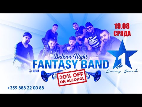 FGM EVENTS - FANTASY BAND LIVE - THE ONE SUNNY BEACH / 19.08.20 /