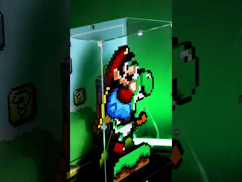 Don't sleep on this EPIC Lego Super Mario display case