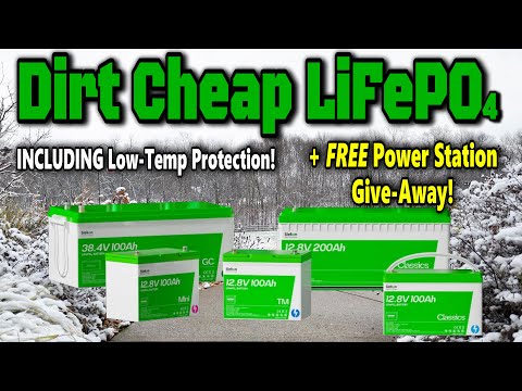 *No Hype!* The BEST 12V LFP DEALS I've Seen.  ++ Power Station Giveaway!