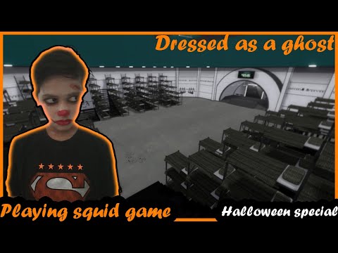 Playing squid game!!!! (Halloween special)