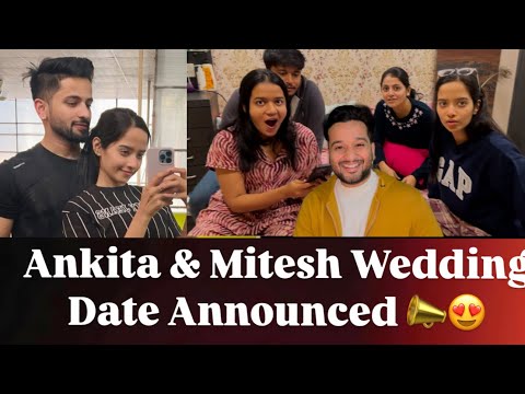 Ankita & Mitesh Wedding Date Announced 😍 & ek mast surprise - Shock laga 😂♥️ | aditya satpute vlogs