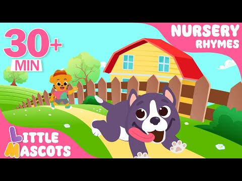 Bingo Song🐶 + Old MacDonald + more Little Mascots Nursery Rhymes & Kids Songs