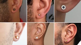 Stylish stud earrings designs for men’s 🤩👌|| men’s fashion || latest men’s earrings 2024 ✨💕