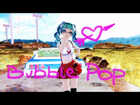 ≡MMD≡ Hatsune Miku - Bubble pop! / Hyuna [4KUHD60FPS][Eng sub]