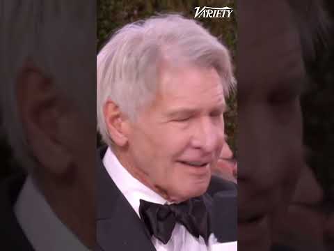 Harrison Ford is used to all the attention. #GoldenGlobes