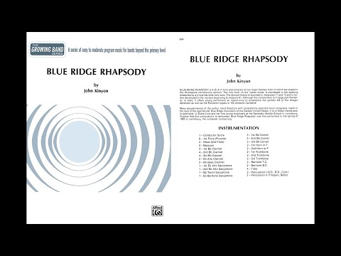 Blue Ridge Rhapsody, by John Kinyon – Score & Sound