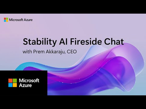 Watch Microsoft VP Marco Casalaina interview Prem Akkaraju, CEO of Stability AI