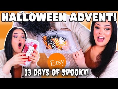 ETSY HALLOWEEN ADVENT CALENDAR! 13 Days Of Spooky Beauty Unboxing!