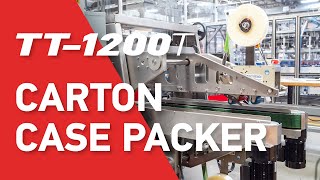 Case Packer For Rice Cartons - Top Load Model TT-1200T - Tishma Technologies