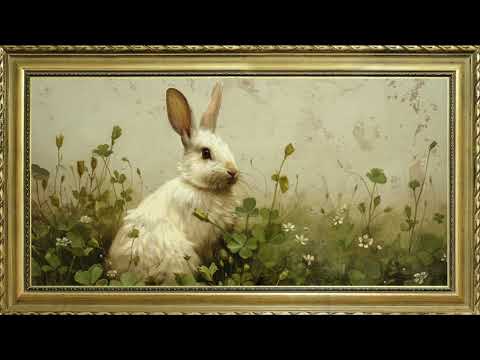 EASTER FREE TV ART WALLPAPER SCREENSAVER BACKGROUND VINTAGE FRAMED SAMSUNG TV ART OIL PAINTING 3HRS