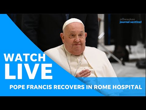 Live: View of Rome's Gemelli hospital and Vatican City as Pope Francis recovers from pneumonia