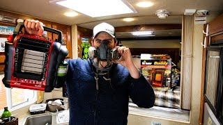 Are BUDDY HEATERS SAFE Inside an RV ?? | Carbon Monoxide FULL TEST( REVIEW)