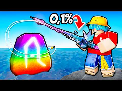 Unlocking 0.0001% RAREST ROD at the Lowest Level in Roblox Fisch