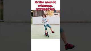 Basic Kids Ride On Leg Push Scooter for Boys and Girls (4 - 8 Years Old Kids) Foldable Scooter Cycle