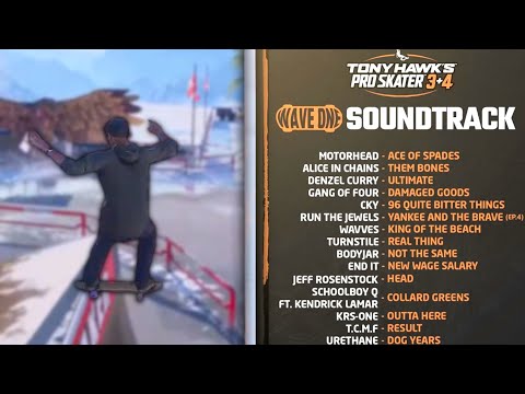 First Look at The Soundtrack in Tony Hawk's Pro Skater 3+4