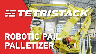 Robotic Palletizer For Pails And Buckets – Tetristack - Tishma Technolgies