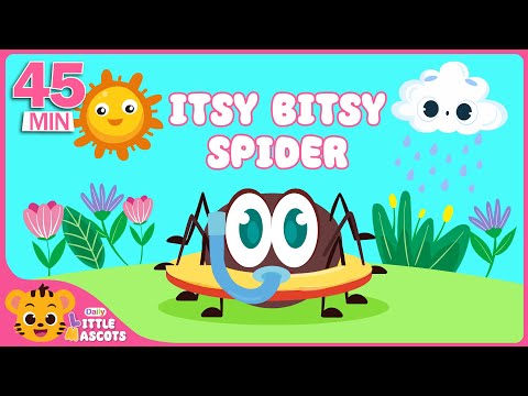 ✨Itsy Bitsy Spider🕷️ + Wash Your Hands + more | Nursery Rhymes | Little Mascots Daily