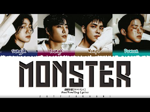 DAY6 (데이식스 - 'Monster' (괴물) Lyrics [Color Coded_Han_Rom_Eng]