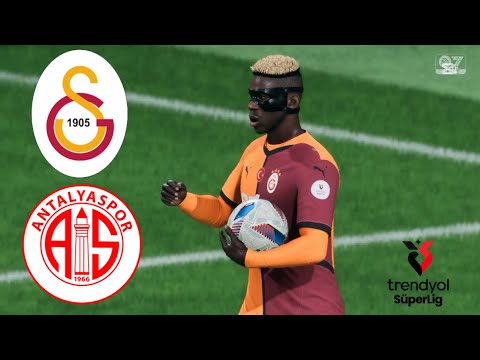 Galatasaray - Antalyaspor Maçı |  Süper Lig 28.Hafta 24/25 (Maç Özeti)